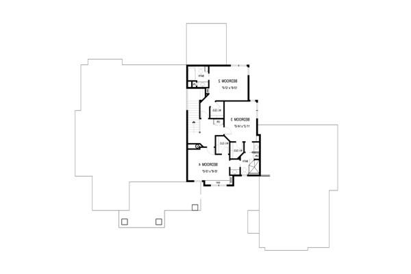 Upper Level Floorplan image of The Redwood House Plan